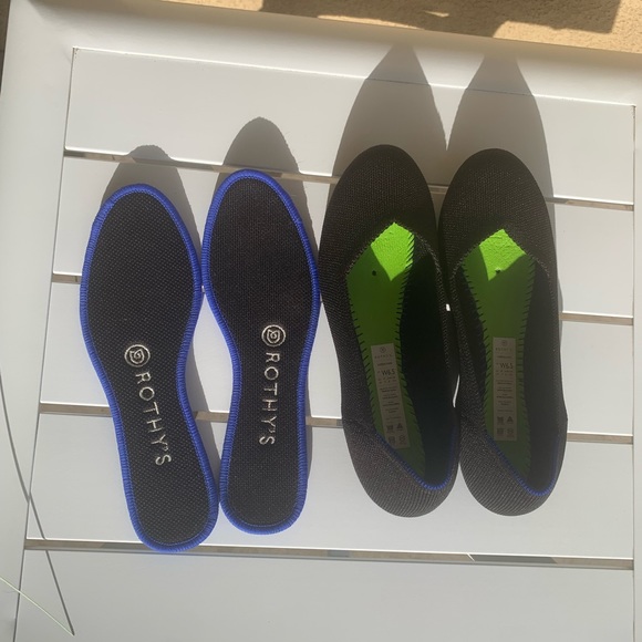 Rothy’s black round toe flats size 6.5 - Picture 11 of 13